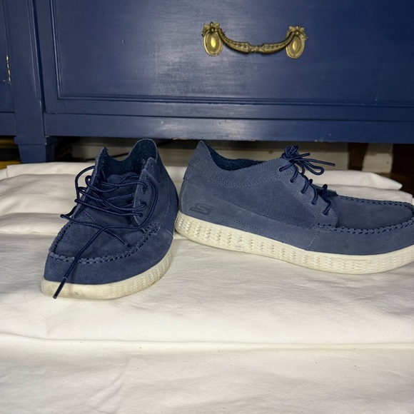 Skechers Other - Skechers Navy Blue Loafers